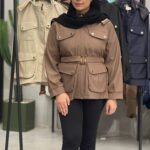 بارانی زنانه مدل سانتانا کلاهدار