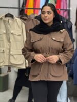 بارانی زنانه مدل سانتانا کلاهدار - تصویر 3