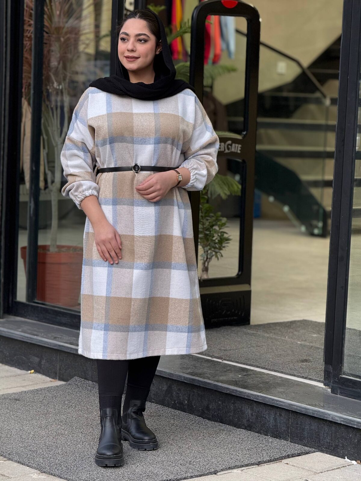 کفتان زنانه مدل چهارخونه - تصویر 7