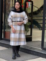 کفتان زنانه مدل چهارخونه - تصویر 7