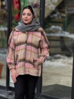 شکت چهارخونه کلاهدار زنانه مدل حدیث - تصویر 2