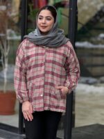 شکت چهارخونه کلاهدار زنانه مدل حدیث