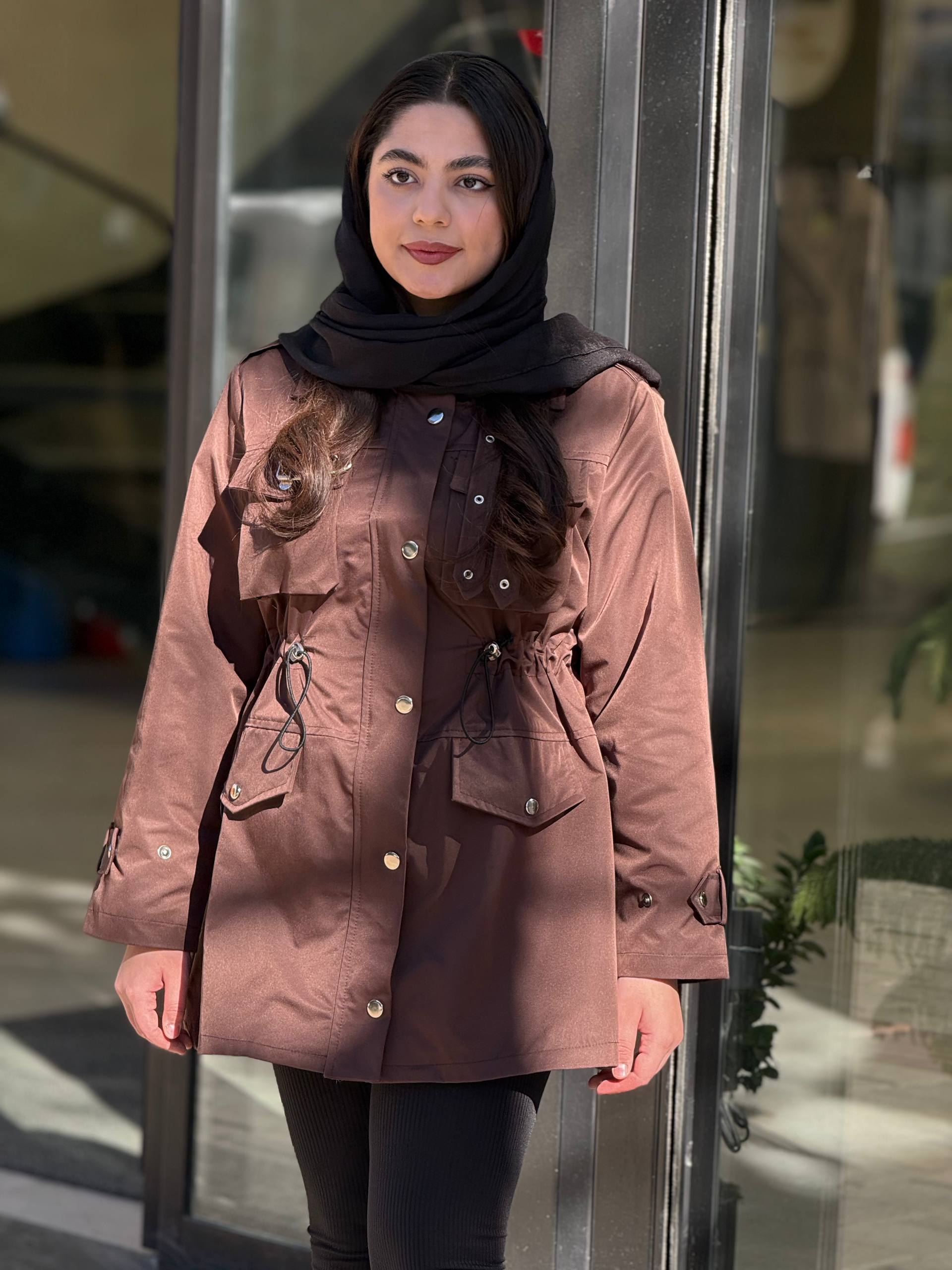 IMG_20251229_164415_193 بارانی زنانه مدل سگک خور - تصویر 1