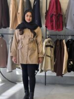 بارانی زنانه مدل سگک خور - تصویر 4