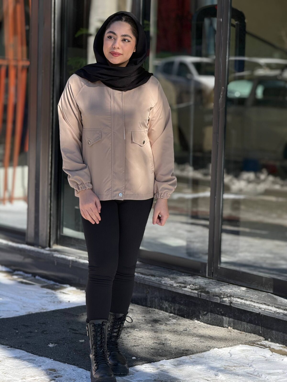 بارانی زنانه مدل ماهک - تصویر 2
