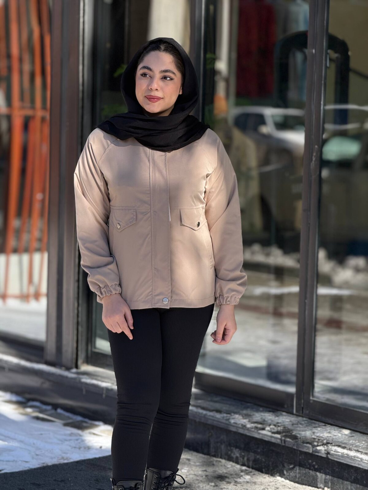بارانی زنانه مدل ماهک - تصویر 4