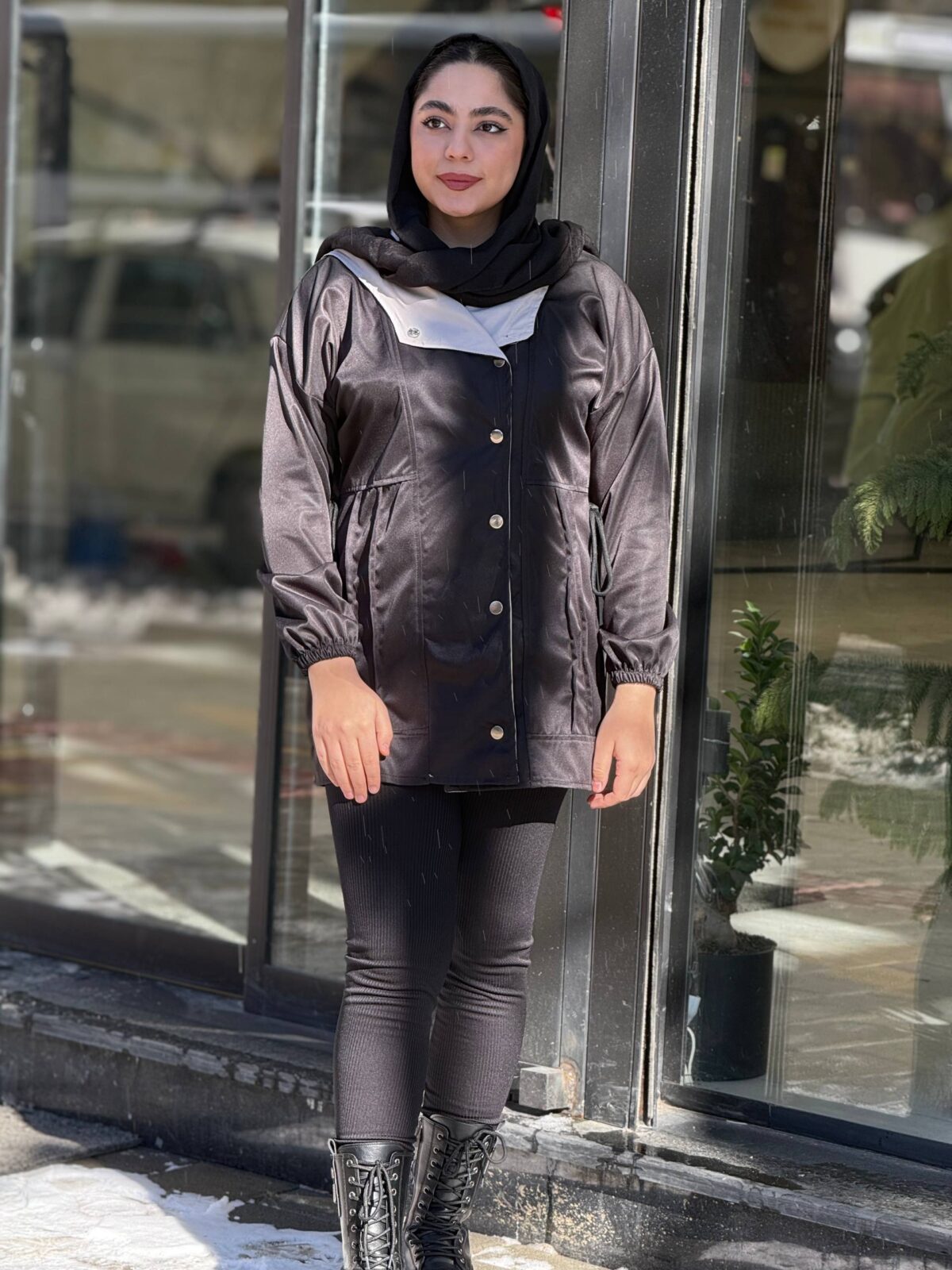 بارانی زنانه مدل آسنا - تصویر 7