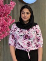 شومیز زنانه مدل یقه قایقی پایین کش - تصویر 10