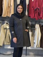 پالتو زنانه مدل گلدوزی درخت - تصویر 4