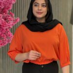 شومیز زنانه مدل یقه خشتی