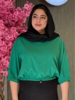 شومیز زنانه مدل یقه خشتی - تصویر 6