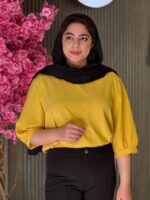 شومیز زنانه مدل یقه خشتی - تصویر 8
