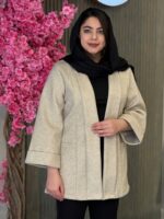 پالتو زنانه مدل فوتر یقه شالی - تصویر 7