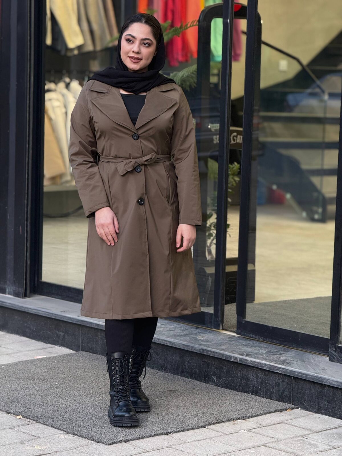 بارانی زنانه مدل پرادو - تصویر 2