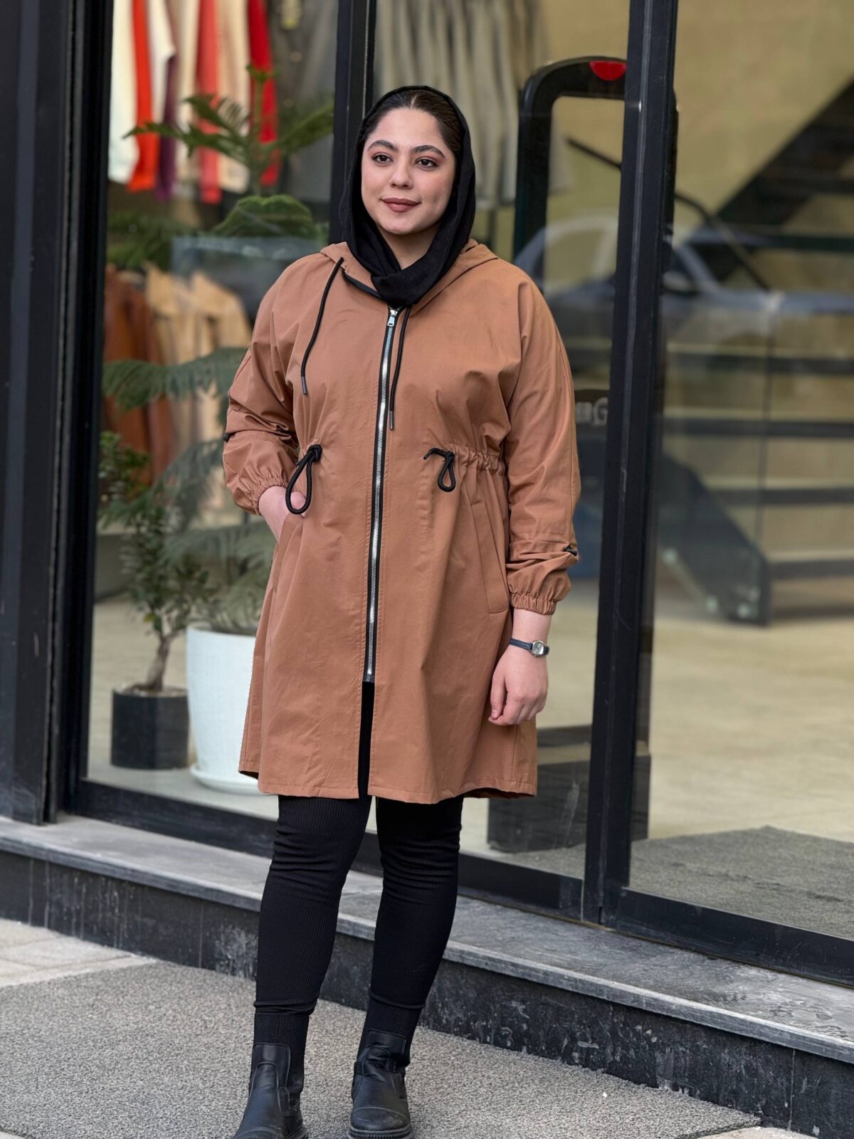 بارانی زنانه مدل صحرا - تصویر 5