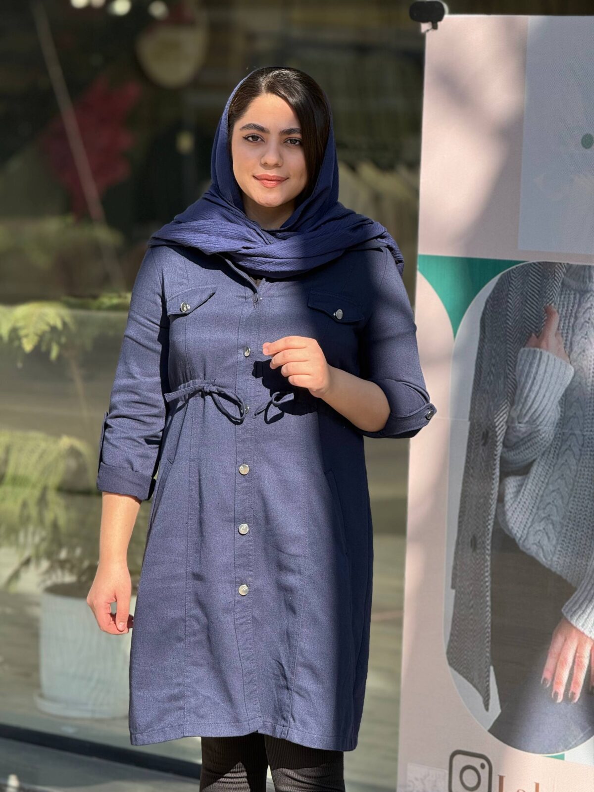 مانتو دانشجویی زنانه مدل سیما - تصویر 4