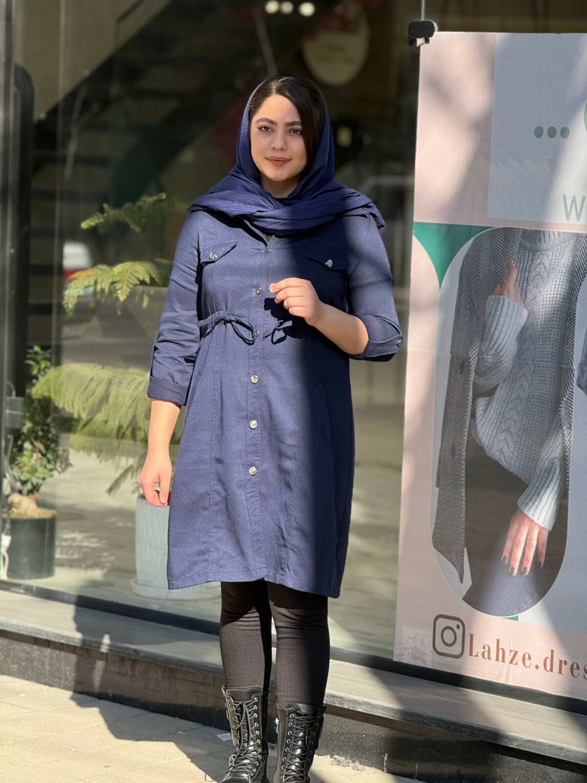 مانتو دانشجویی زنانه مدل سیما - تصویر 6