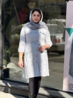 مانتو دانشجویی زنانه مدل سیما - تصویر 8