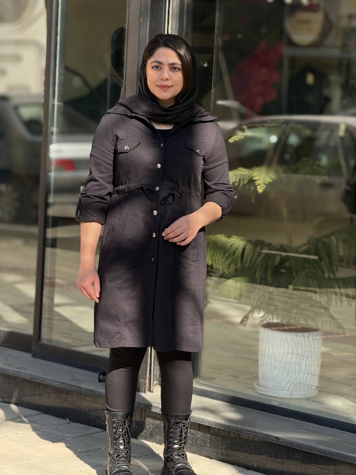 مانتو دانشجویی زنانه مدل سیما - تصویر 11