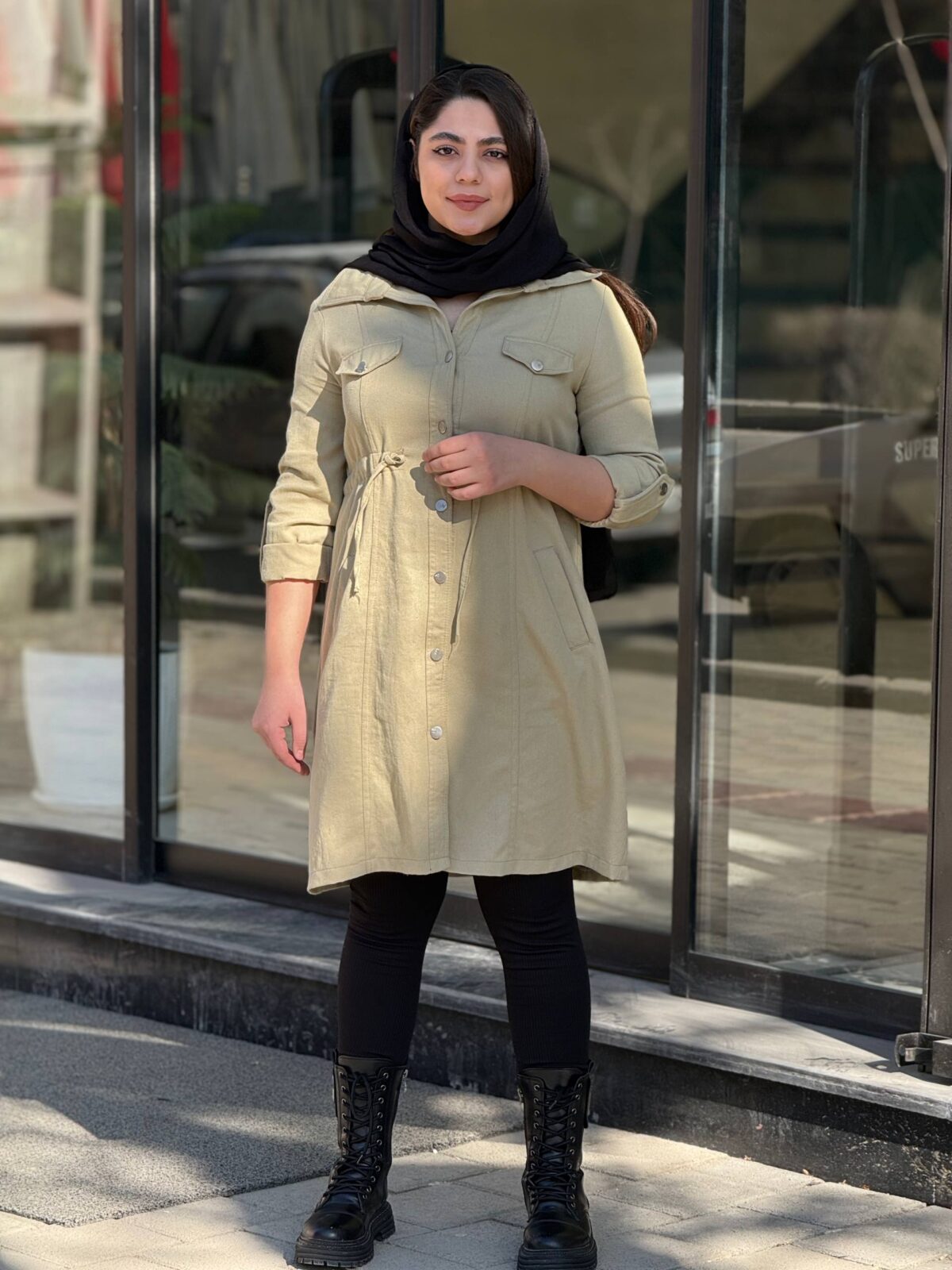 مانتو دانشجویی زنانه مدل سیما - تصویر 15