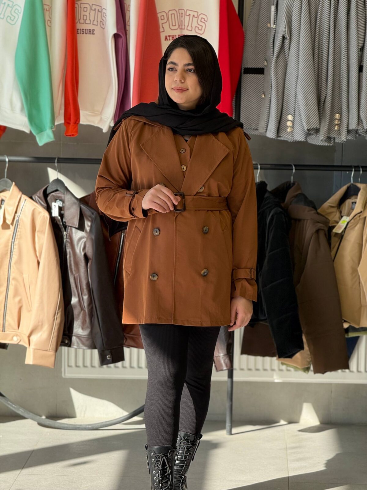 بارانی زنانه مدل غزاله - تصویر 4
