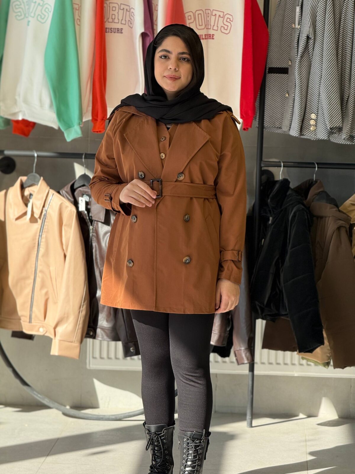بارانی زنانه مدل غزاله - تصویر 6