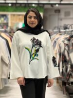 شومیز شلوار زنانه مدل گل رز - تصویر 2