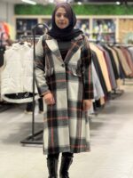 پالتو چهارخونه بلند - تصویر 5