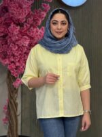 شومیز زنانه مدل گلسا رنگی - تصویر 3