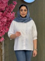 شومیز زنانه مدل گلسا رنگی - تصویر 5