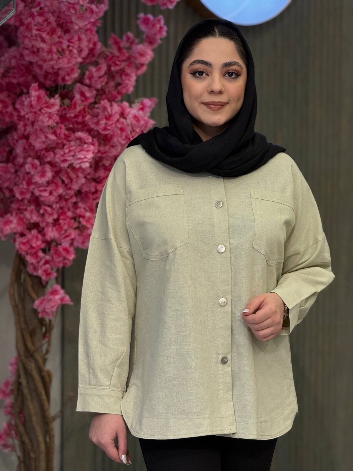 شومیز زنانه مدل شیرین عسل - تصویر 7