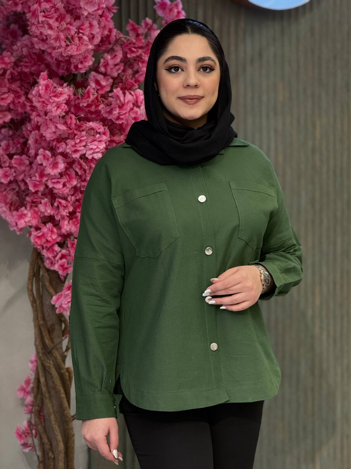 شومیز زنانه مدل شقایق - تصویر 7