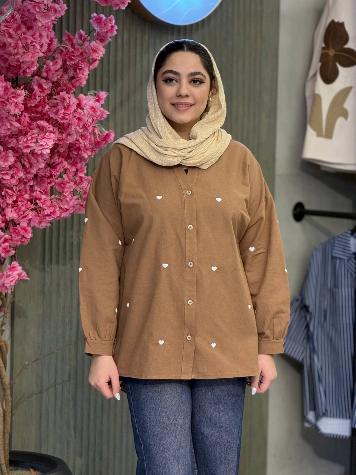 شومیز زنانه مدل قلبی - تصویر 4