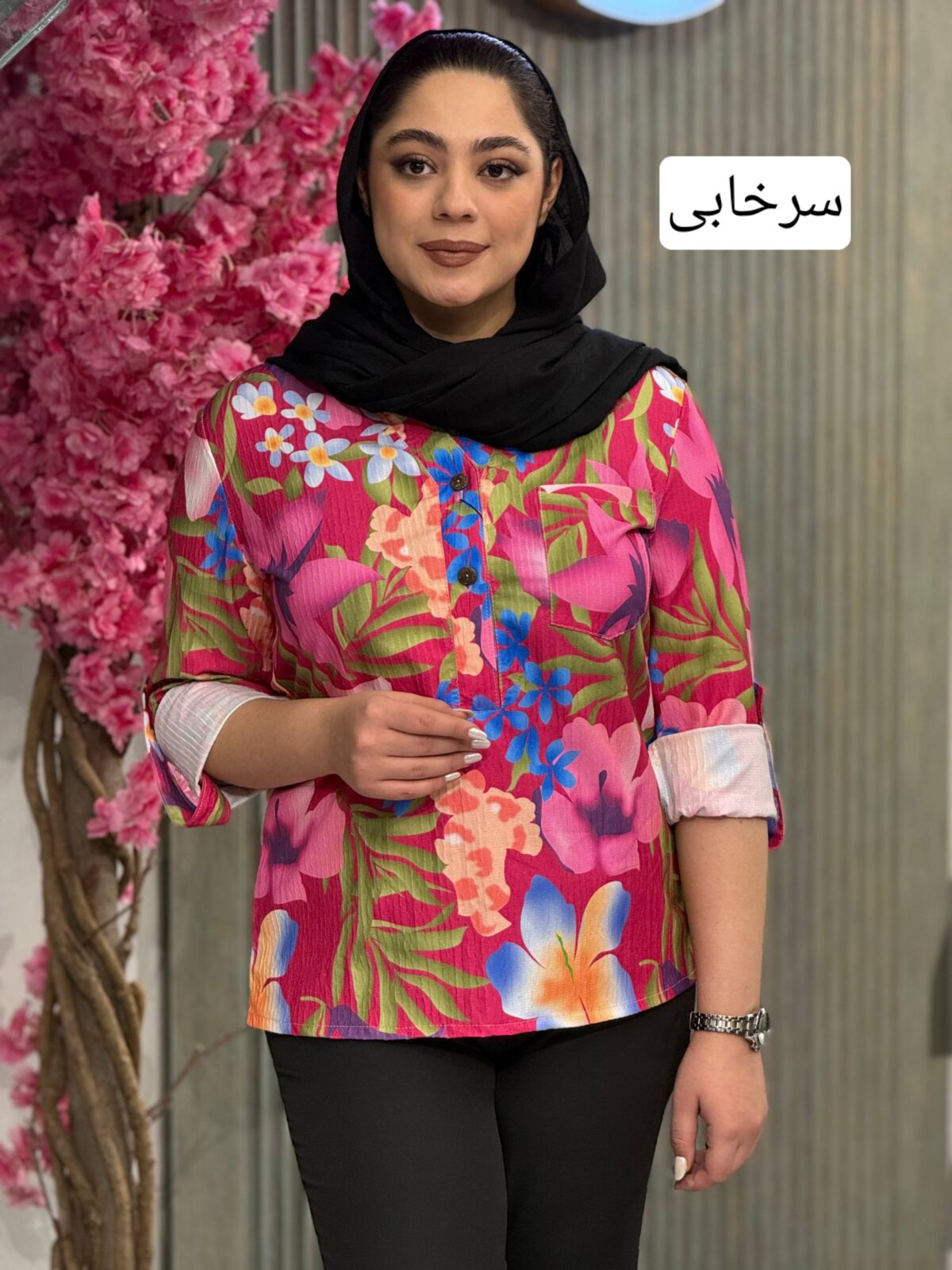 شومیز زنانه مدل بهارک - تصویر 5