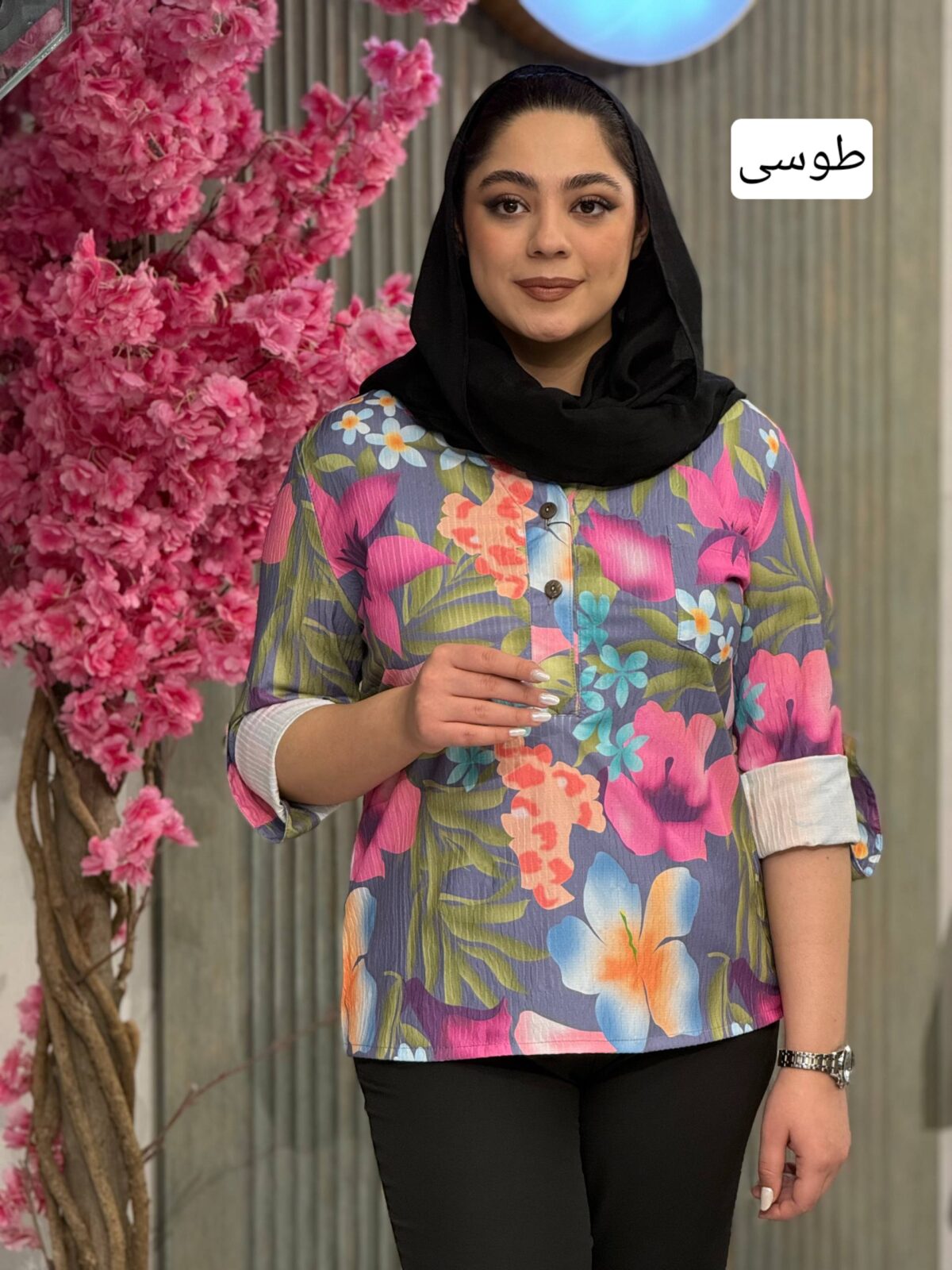شومیز زنانه مدل بهارک - تصویر 4