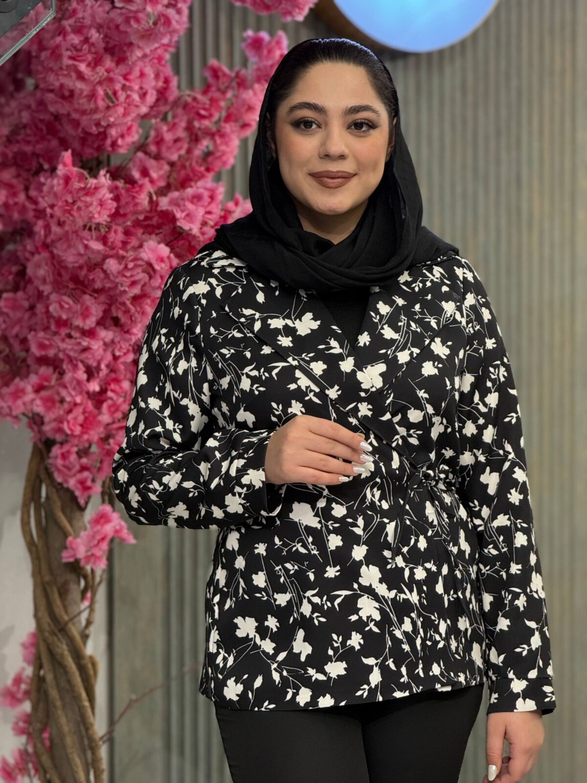 شومیز زنانه مدل یک طرفه - تصویر 2
