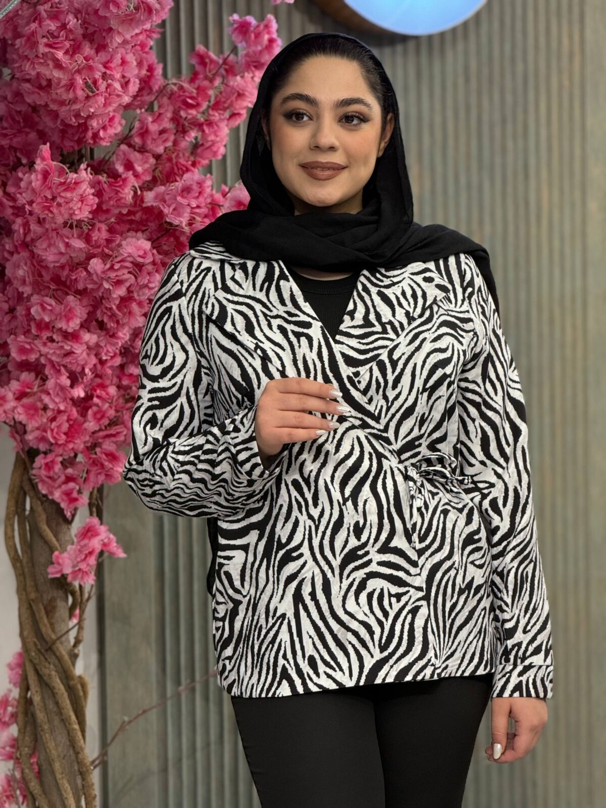 شومیز زنانه مدل یک طرفه - تصویر 3
