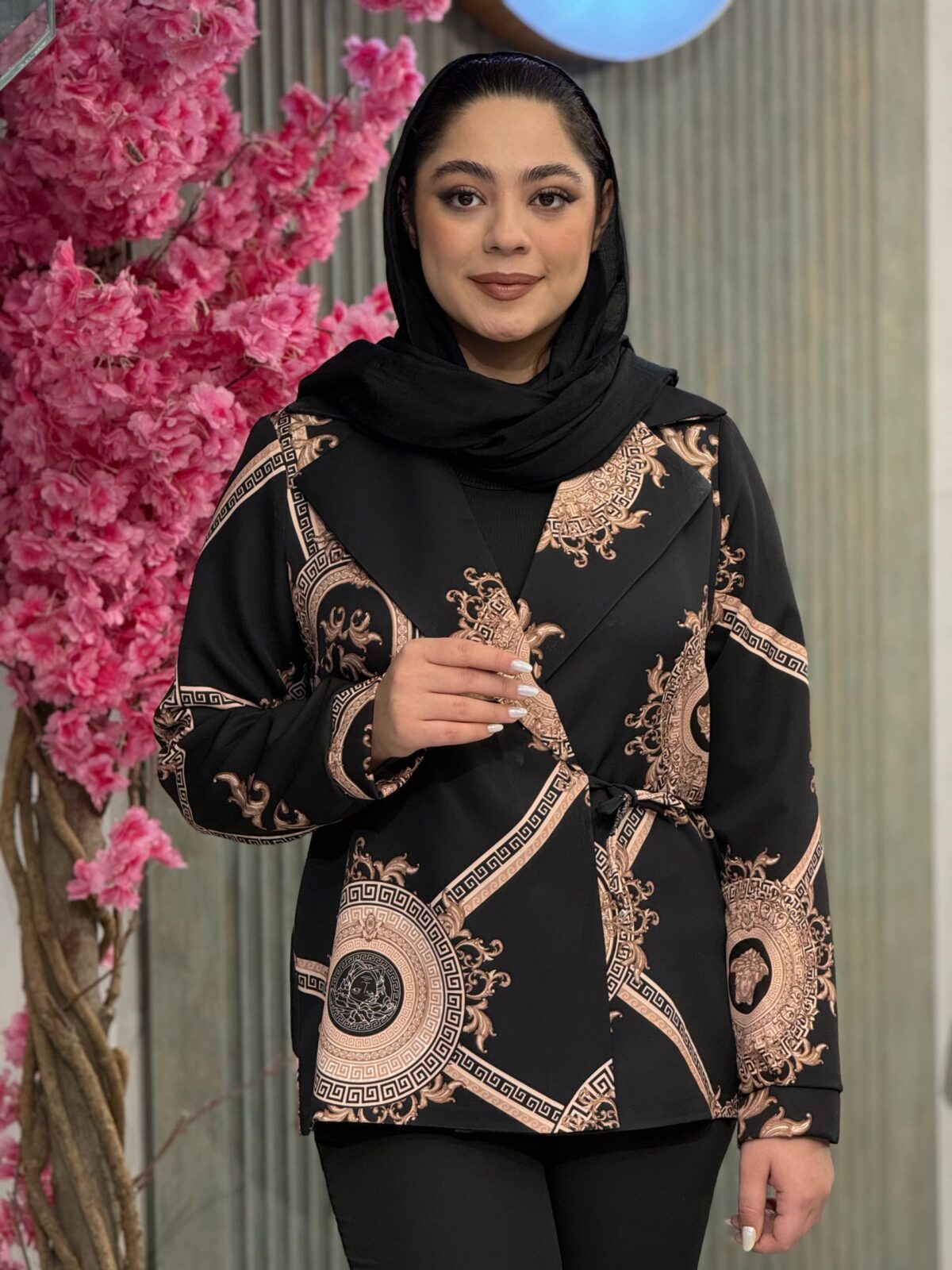 شومیز زنانه مدل یک طرفه - تصویر 6