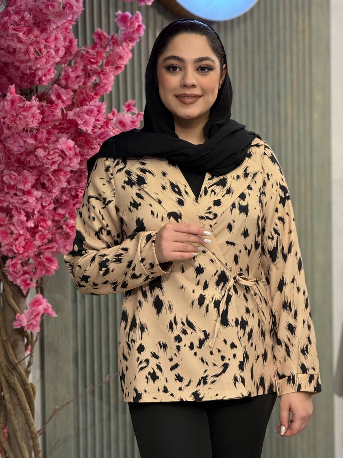 شومیز زنانه مدل یک طرفه - تصویر 7