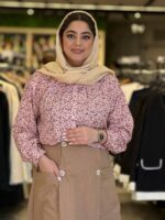 شومیز دامن زنانه مدل گلبرگ - تصویر 5