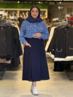 شومیز دامن زنانه مدل گلبرگ - تصویر 7
