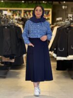 شومیز دامن زنانه مدل گلبرگ - تصویر 8