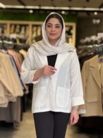 کت زنانه مدل هانده آستین باز - تصویر 4