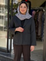 کت زنانه مدل هانده آستین باز - تصویر 6