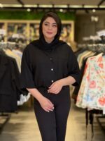 شومیز کوتاه شانتون زنانه - تصویر 6