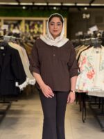 شومیز زنانه مدل مهشید کنفی - تصویر 3