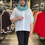 شومیز زنانه مدل گلسا پاپیونی