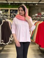 شومیز زنانه مدل گلدوزی حنا