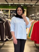 شومیز زنانه مدل گلدوزی حنا - تصویر 6