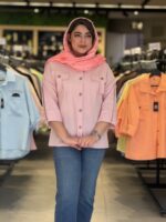 شومیز جیب بندی لینن - تصویر 5